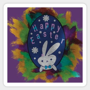 Easter colourful eggs Sticker